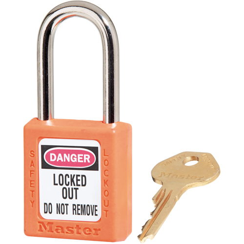 Zenex Padlocks, Safety Padlock, Keyed Different, Thermoplastic, 1-1/2" Width Rideout Tool & Machine Inc.