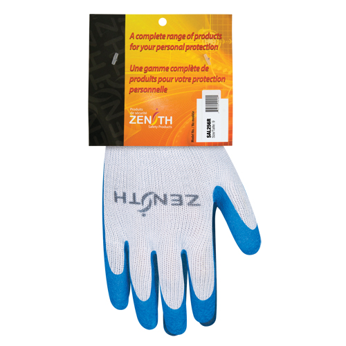 Natural Rubber Seamless Knit Coated Gloves, 9, Rubber Latex Coating, 10 Gauge, Polyester/Cotton Shell Rideout Tool & Machine Inc.