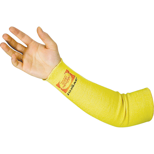 Sleeves, Kevlar&reg;, 18", ANSI/ISEA 105 Level 3, Yellow Rideout Tool & Machine Inc.