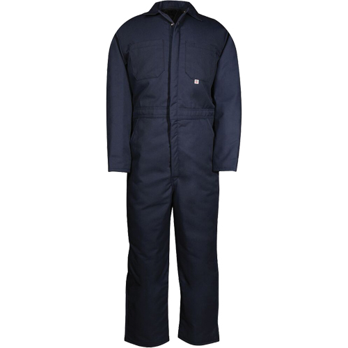 Insulated Coveralls, Men's, Navy Blue, Size Medium Rideout Tool & Machine Inc.