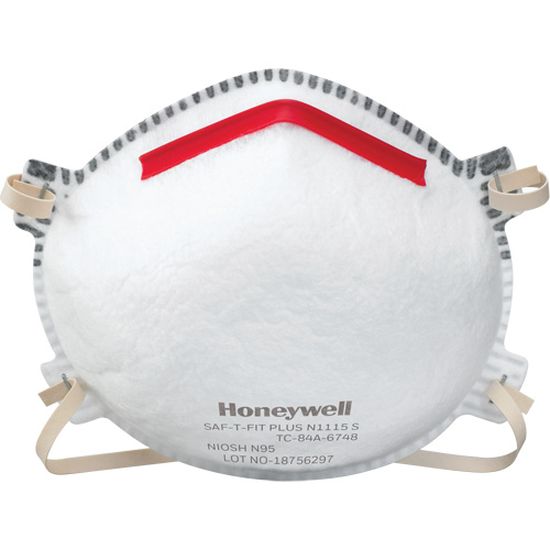 Saf-T-Fit&reg; Plus N1115 Particulate Respirators, N95, NIOSH Certified, Small Rideout Tool & Machine Inc.