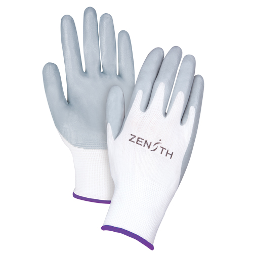 Gants l&eacute;gers enduits et respirants, 6/T-petit, R&ecirc;vetement Mousse de nitrile, Calibre 13, Enveloppe en Polyester Rideout Tool & Machine Inc.
