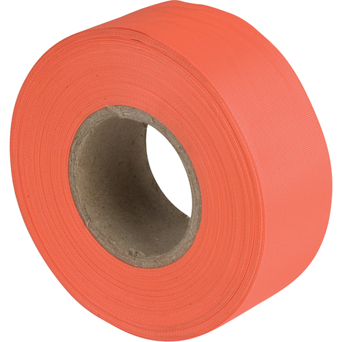 Flagging Tape, 1.1875" W x 150' L, Fluorescent Orange Rideout Tool & Machine Inc.