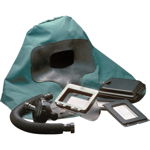 Abrasi-Blast Supplied-Air Respirator Waist-Length Hood, Medium, Soft Top, Single Shroud Rideout Tool & Machine Inc.
