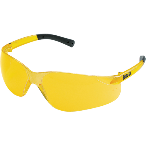 Lunettes de s&eacute;curit&eacute; Bear Kat, Lentille Ambr&eacute;e, Anti-&eacute;gratignures, ANSI Z87+/R&eacute;pond ou surpasse la norme CSA Z94.3 Rideout Tool & Machine Inc.