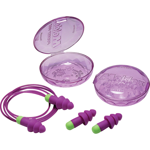 Rockets&reg; Reusable Earplugs, Corded, Bulk - Plastic Case, 27 dB NRR, One-Size Rideout Tool & Machine Inc.
