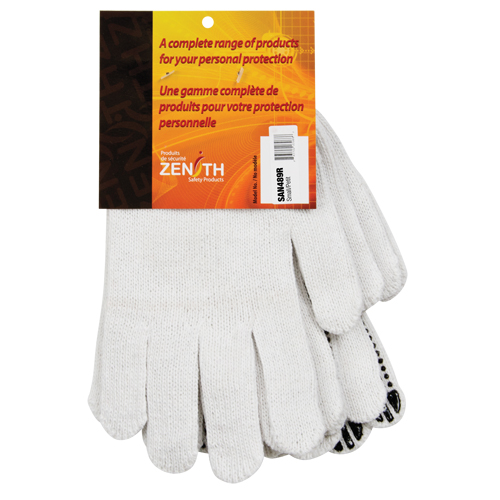 Gants tricot&eacute;s &agrave; pois, Poly/coton, Un c&ocirc;t&eacute;, Calibre 7, Petit Rideout Tool & Machine Inc.