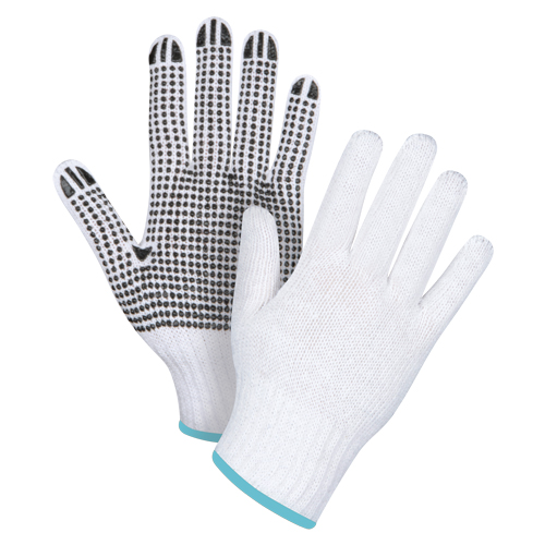 Dotted String Knit Gloves, Poly/Cotton, Single Sided, 7 Gauge, X-Large Rideout Tool & Machine Inc.