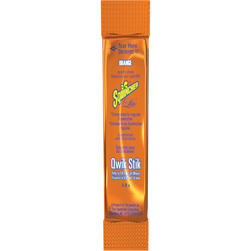 Sqwincher&reg; ZERO&reg; Qwik Stik Rehydration Drink, Powder, Orange Rideout Tool & Machine Inc.