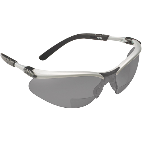 Lunettes de s&eacute;curit&eacute; BX avec verres de lecture, Antibu&eacute;e, Grise/fum&eacute;e, Dioptrie 1,5 Rideout Tool & Machine Inc.
