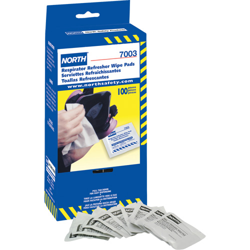 Lingettes rafraîchissantes pour respirateur North, Lingettes Rideout Tool & Machine Inc.