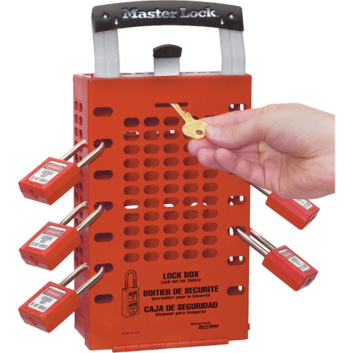 Boîtes de verrouillage Latch Tight, Rouge Rideout Tool & Machine Inc.