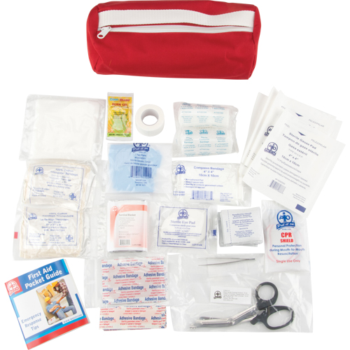 First Aid Kit, Class 1 Medical Device, Nylon Bag Rideout Tool & Machine Inc.