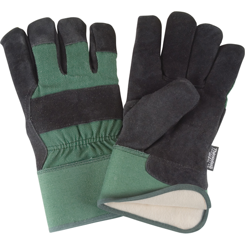 Gants d'ajusteur doubl&eacute;s pour l'hiver &agrave; chaleur sup&eacute;rieure, 2T-Grand, Paume en Cuir de vache refendu, Doublure en Thinsulate Rideout Tool & Machine Inc.