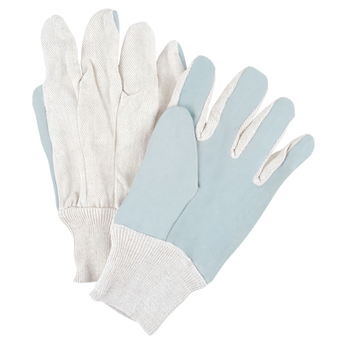 Gants de travail de premi&egrave;re qualit&eacute;, Grand, Paume en Cuir de vache refendu Rideout Tool & Machine Inc.