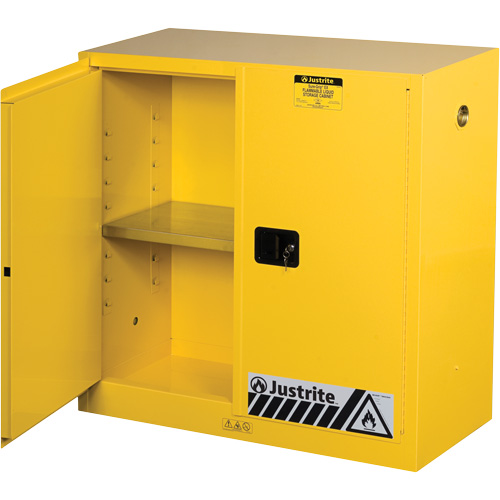 Armoires Sure-Grip EX pour produits inflammables, 30 gal., 2 Porte(s), 43" La x 44" h x 18" p Rideout Tool & Machine Inc.