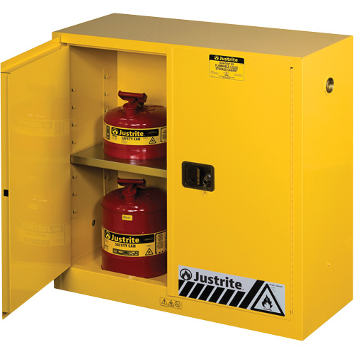 Armoires Sure-Grip EX pour produits inflammables, 30 gal., 2 Porte(s), 43" La x 44" h x 18" p Rideout Tool & Machine Inc.