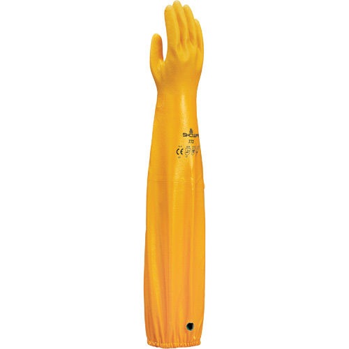 Chemical Resistant Gloves, Size X-Large/10, 26" L, Nitrile, 30-mil Rideout Tool & Machine Inc.