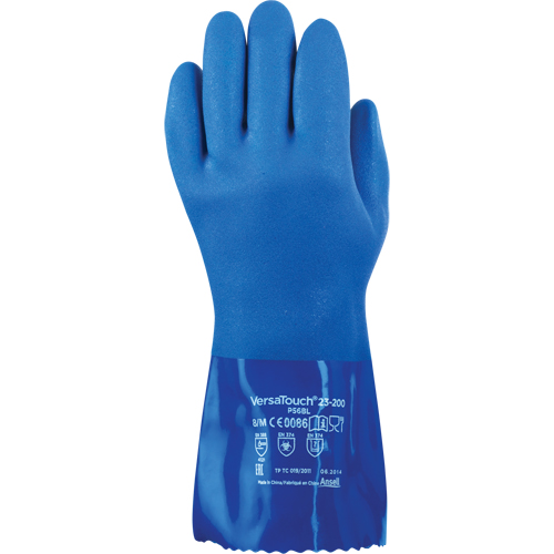 Gants isolants P56BL, Taille Moyen/8, 12" lo, PVC Rideout Tool & Machine Inc.