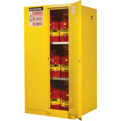 Armoires Sure-Grip EX pour produits inflammables, 60 gal., 2 Porte(s), 34" La x 65" h x 34" p Rideout Tool & Machine Inc.