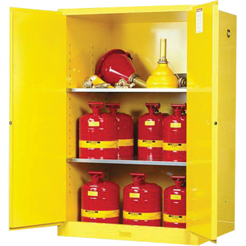 Armoires Sure-Grip EX pour produits inflammables, 90 gal., 2 Porte(s), 43" La x 65" h x 34" p Rideout Tool & Machine Inc.