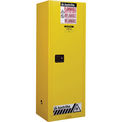 Armoire de s&eacute;curit&eacute; pour produits inflammables EX Slimline Sure-Grip , 22 gal., 1 Porte(s), 23,25" La x 65" h x 18" p Rideout Tool & Machine Inc.