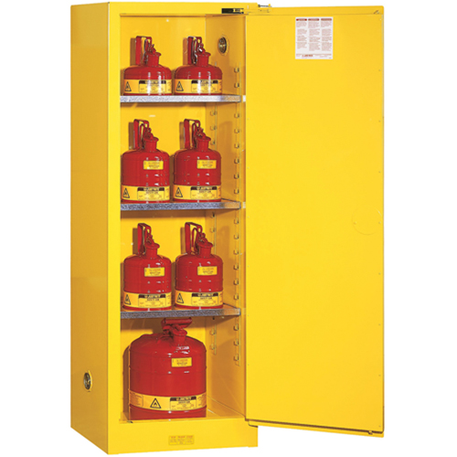 Armoire de s&eacute;curit&eacute; pour produits inflammables EX Slimline Sure-Grip , 22 gal., 1 Porte(s), 23,25" La x 65" h x 18" p Rideout Tool & Machine Inc.