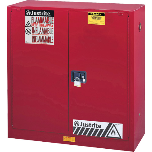 Sure-Grip&reg; EX Combustibles Safety Cabinet for Paint and Ink, 40 gal., 3 Shelves Rideout Tool & Machine Inc.