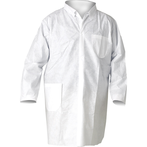 Sarraus de laboratoire KleenGuard A20, SMS, Blanc, Moyen Rideout Tool & Machine Inc.