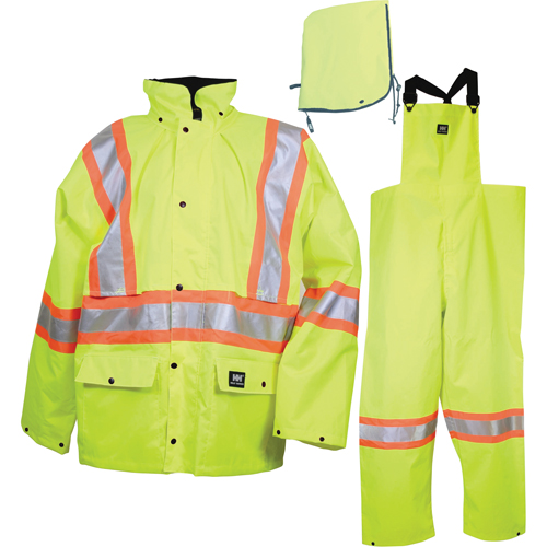 Waverley Packable Storm Suits, Nylon, Small, High Visibility Lime-Yellow Rideout Tool & Machine Inc.