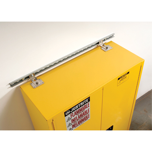 Seismic Bracket for Sure-Grip&reg; Ex Flammable Storage Cabinet Rideout Tool & Machine Inc.