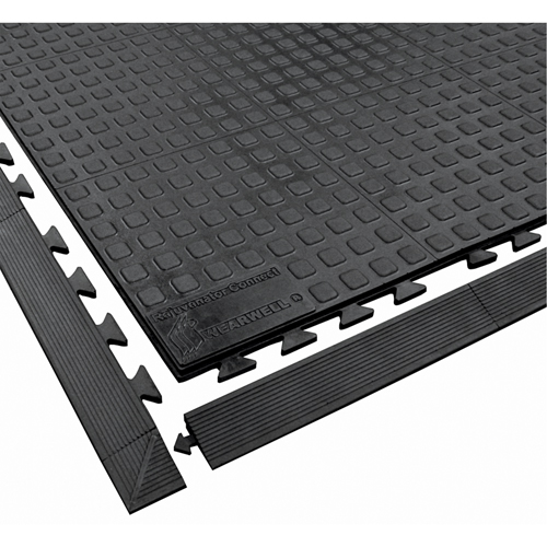Tapis Rejuvenator Connect No 502, Polyur&eacute;thane, 3' la c, 3' lo, 5/8" &eacute;paisseur, Noir Rideout Tool & Machine Inc.