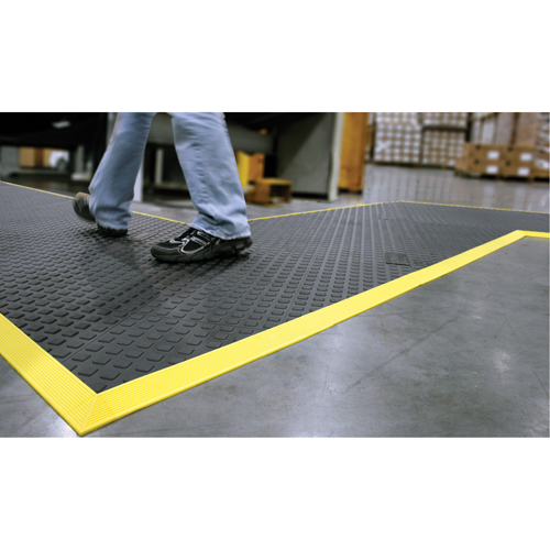 Tapis Rejuvenator Connect No 502, Polyur&eacute;thane, 3' la c, 3' lo, 5/8" &eacute;paisseur, Noir Rideout Tool & Machine Inc.