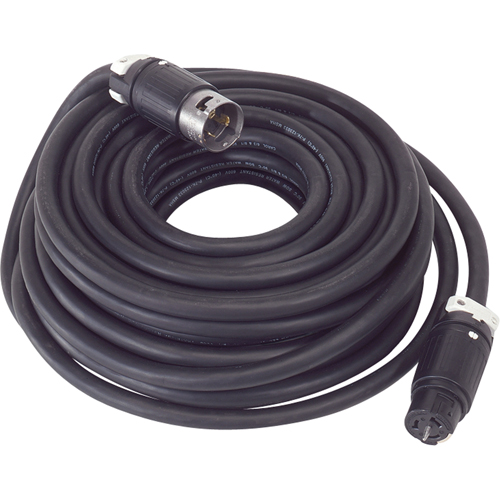 Cordon d'alimentation pour appareil temporaire de distribution de l'&eacute;nergie, SOOW, 50 A, 50' Rideout Tool & Machine Inc.