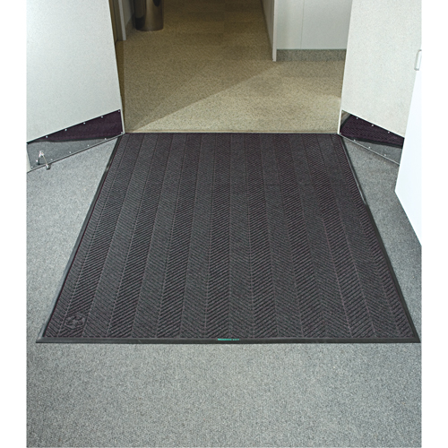 Waterhog&reg; Eco Elite Matting, Wiper/Scraper, 3' x 8' x 3/8", Grey Ash Rideout Tool & Machine Inc.
