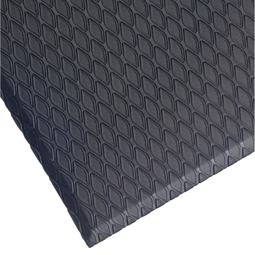 Cushion Max Mats, Diamond, 2' x 3' x 5/8", Charcoal, Nitrile/PVC Rideout Tool & Machine Inc.
