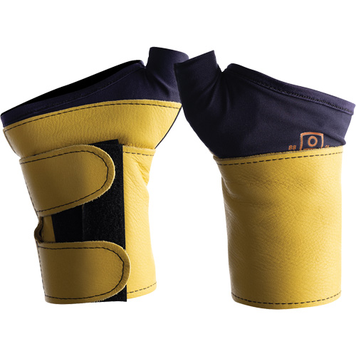 Wrist Supports, Leather/Lycra&reg;/Nylon, Left Hand, Small Rideout Tool & Machine Inc.