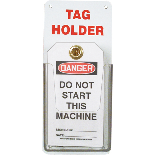 Tag Holder Rideout Tool & Machine Inc.