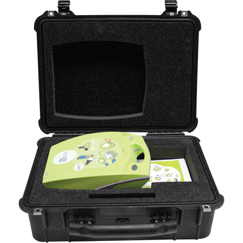 Grande mallette de transport Pelican pour DEA, Zoll AED Plus Pour, Non m&eacute;dical Rideout Tool & Machine Inc.