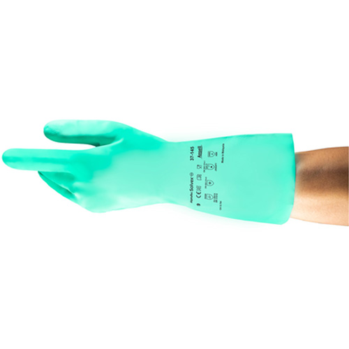 Gants Solvex 37-145, Taille Petit/7, 13" lo, Nitrile, 11 mils Rideout Tool & Machine Inc.