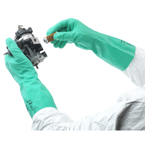 Gants Solvex 37-145, Taille Petit/7, 13" lo, Nitrile, 11 mils Rideout Tool & Machine Inc.