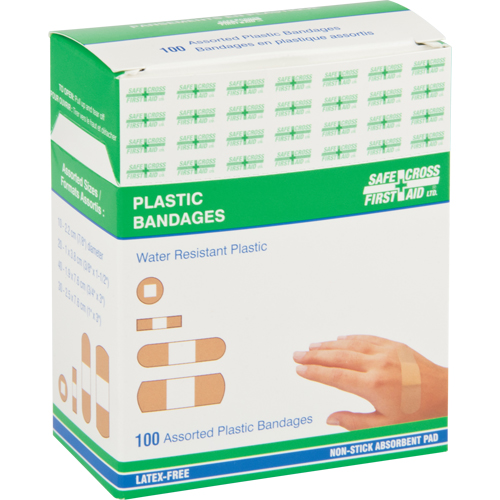 Bandages, Assorti, Plastique, St&eacute;rile Rideout Tool & Machine Inc.
