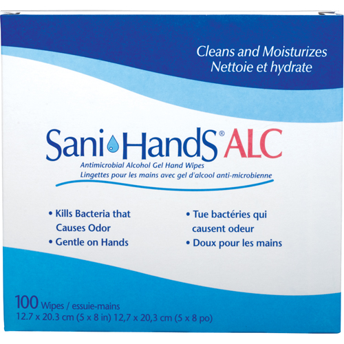 Sani-Hands&reg; ALC Antimicrobial Hand Wipes, Packet Rideout Tool & Machine Inc.
