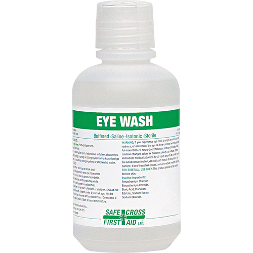 Eyewash Solution, Full Bottle, 500 ml Rideout Tool & Machine Inc.