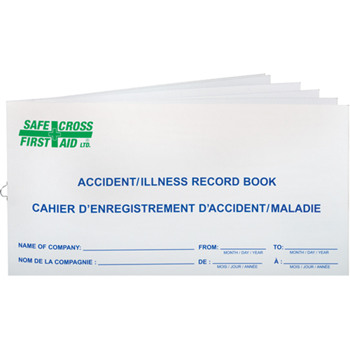 Accident Record Books Rideout Tool & Machine Inc.