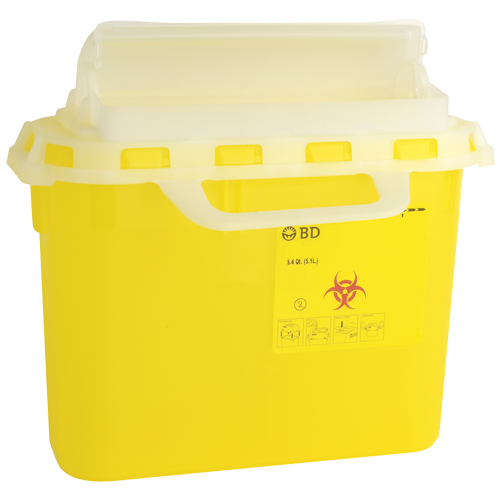 Boîtes pour objets pointus & tranchants BD, Capacit&eacute; de 5,1 L  Rideout Tool & Machine Inc.