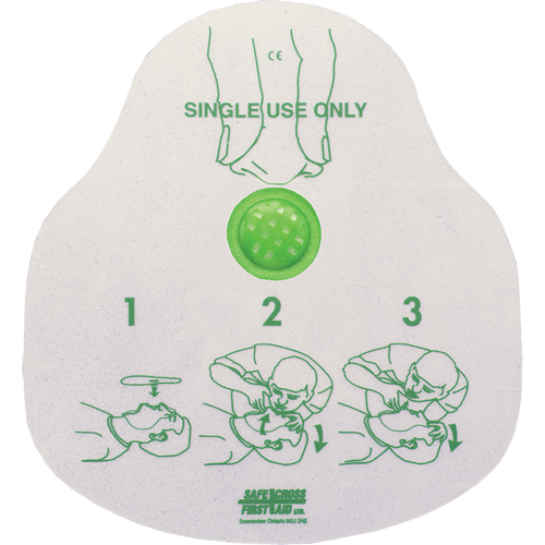 CPR Faceshield, Single Use Faceshield, Class 2 Rideout Tool & Machine Inc.