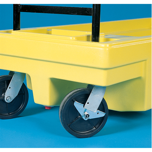 Poly-Spillcart Cart, 66.5" L x 29" W x 43.9" H, 57 US gal. Spill Cap. Rideout Tool & Machine Inc.