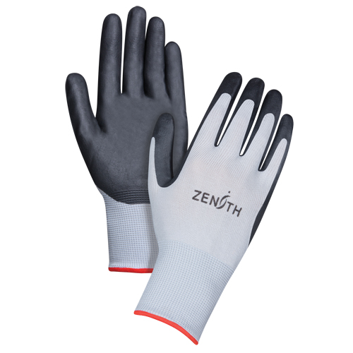 Lightweight Breathable Coated Gloves, 7/Small, Foam Nitrile Coating, 13 Gauge, Polyester Shell Rideout Tool & Machine Inc.