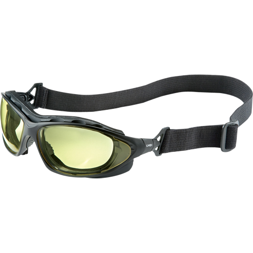 Uvex HydroShield&reg; Seismic&reg; Safety Goggles, Amber Lens, Anti-Fog/Anti-Scratch, Closed Vent Rideout Tool & Machine Inc.